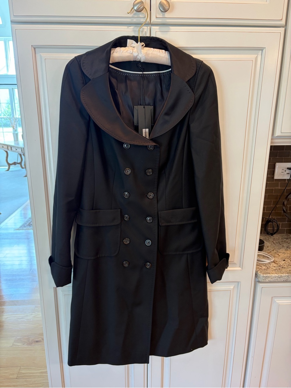 Banana Republic Black Lined Trench Dress / Blazer